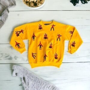 Vintage 90s Powerline by Dev USA Kids Size XL Sweatshirt Unisex